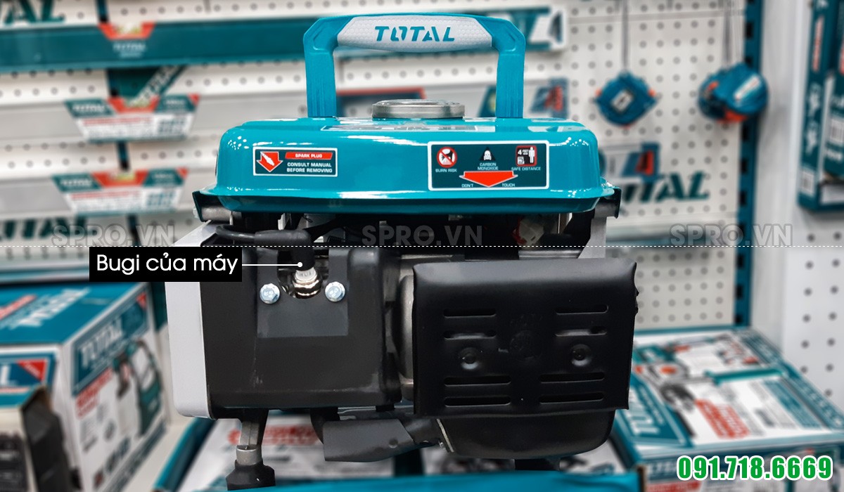 Bugi máy phát điện chạy xăng Total TP18001