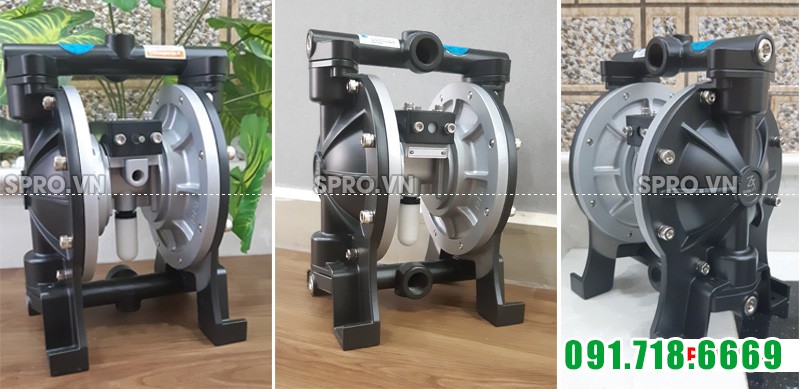 Máy bơm màng Đài Loan DS06 hay Máy bơm màng khí nén Port-size 3/4