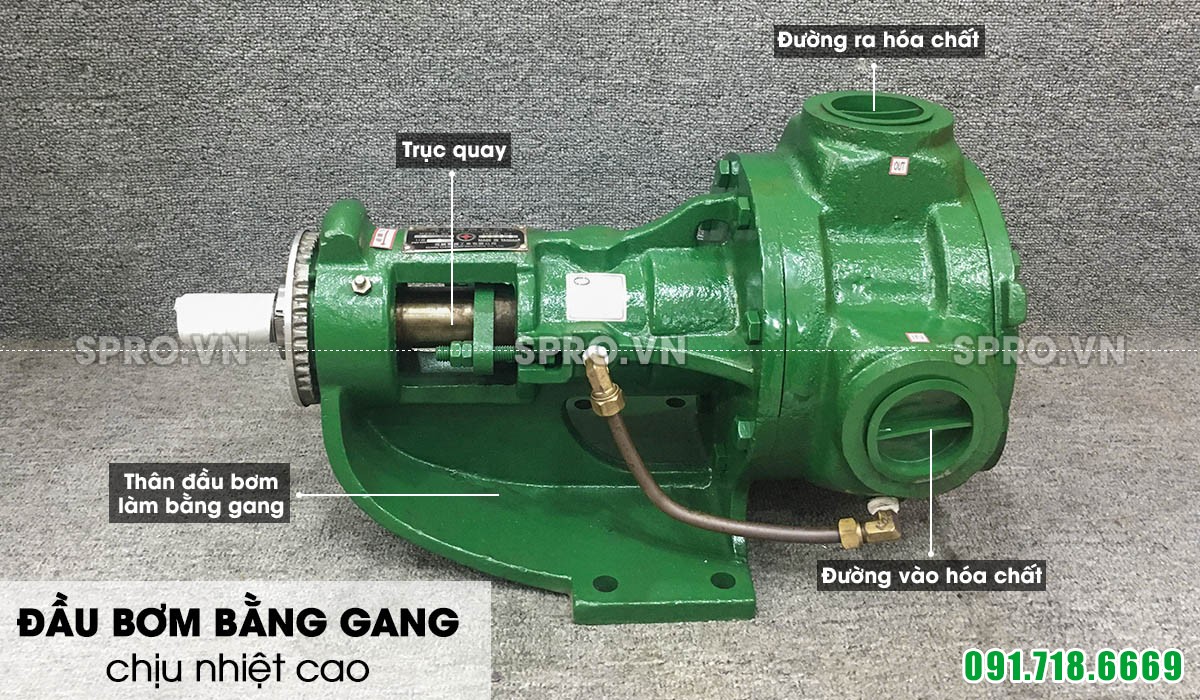 Đầu bơm bánh răng bằng gang K142 2