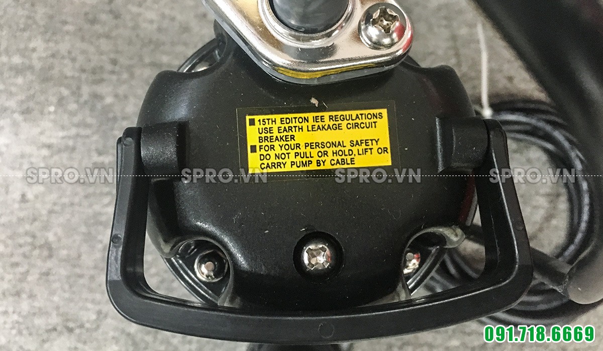 Thông số bơm chìm nước thải Evak ESV-5.03
