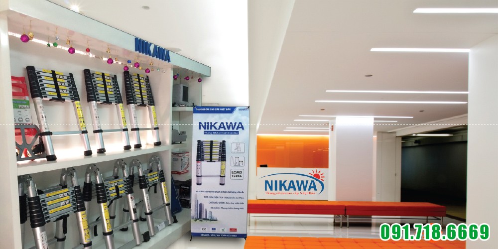 showroon thang nhôm rút nikawa nk-38