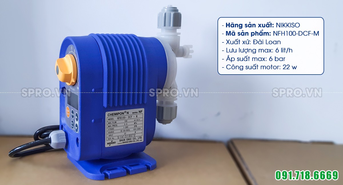 Bơm định lượng Nikkiso NFH100 DCF M