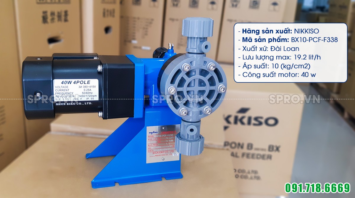 Bơm định lượng Nikkiso BX10 PCF F338