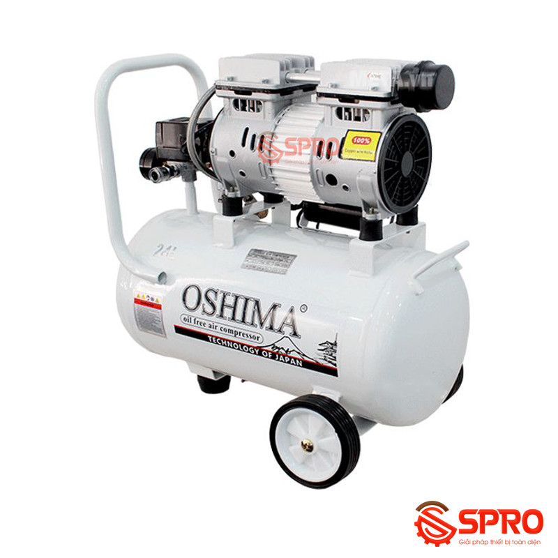 Máy nén khí không dầu Oshima 24L