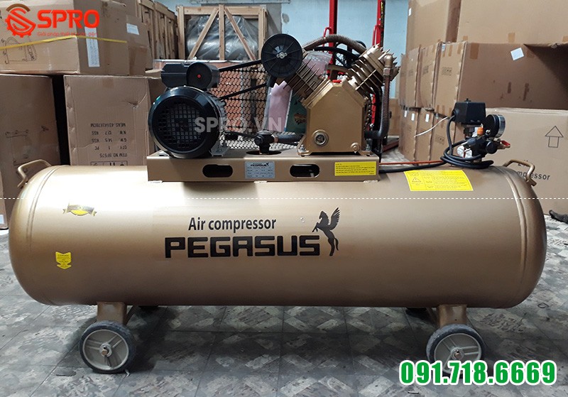 Máy nén khí Pegasus 3hp TM-V-0.25/12.5-180L dung tích 180L