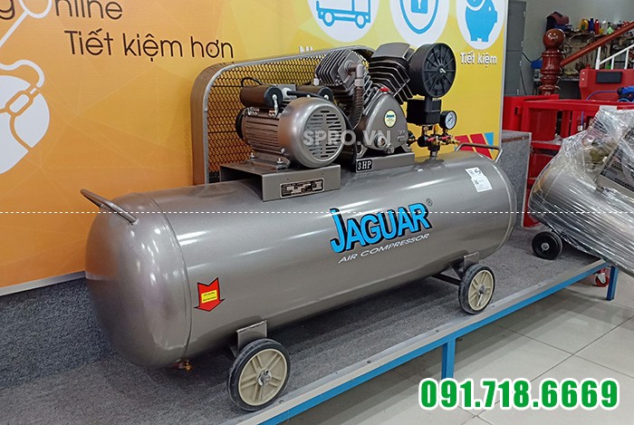 Máy nén khí piston Jaguar HEV70H160 công suất 3hp bình chứa 160L