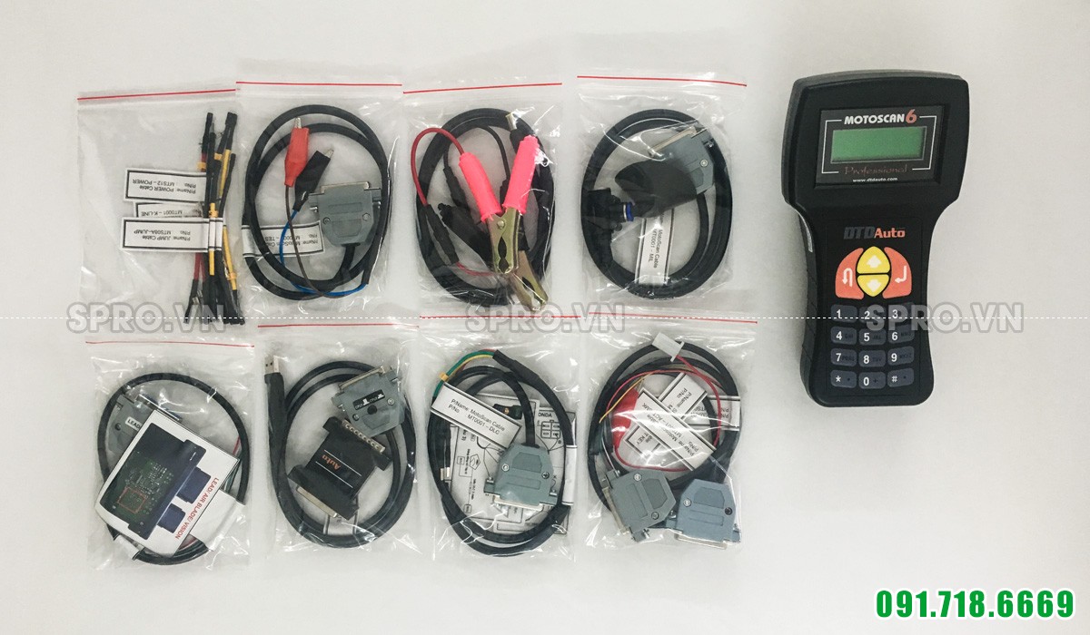 motoscan 6.2 - thiết bị chuẩn đoán lỗi xe máy phun xăng điện tử