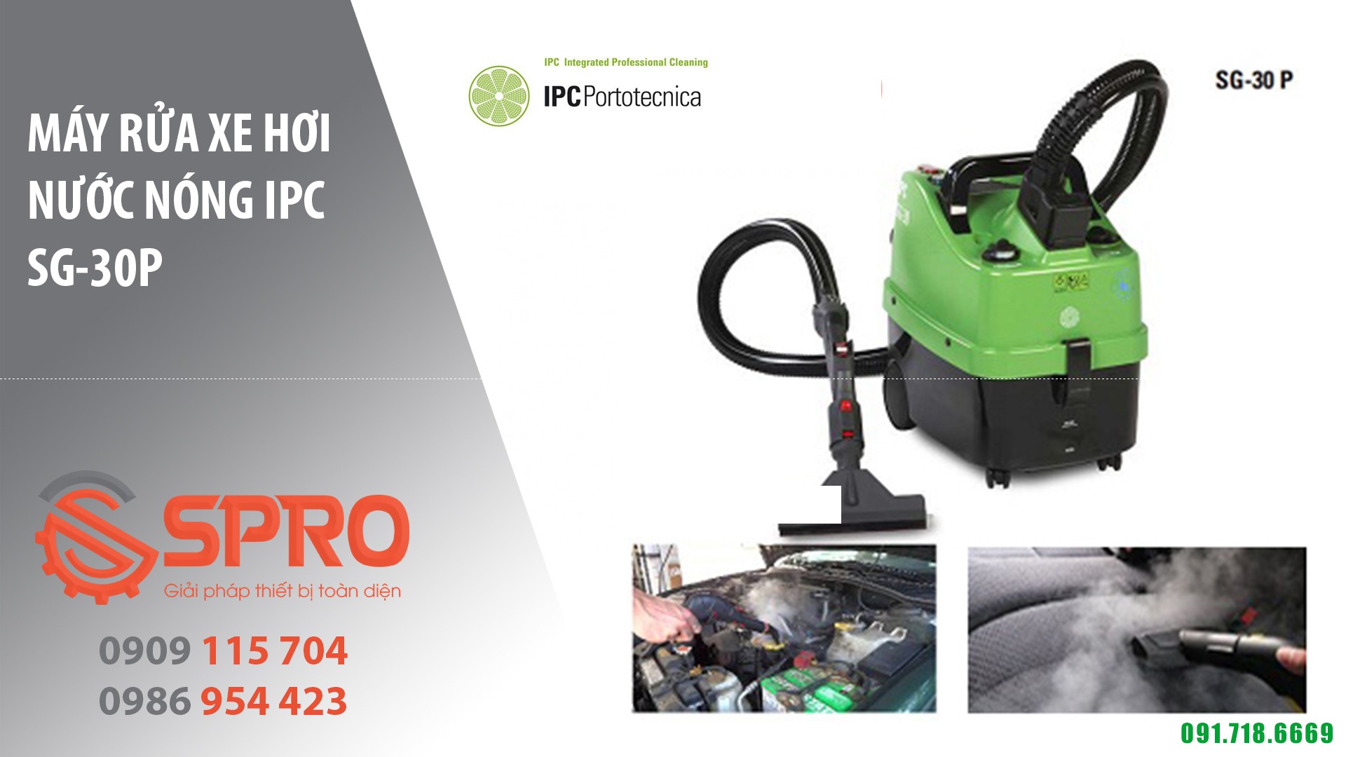 máy rửa xe hơi nước nóng IPC SG-30P