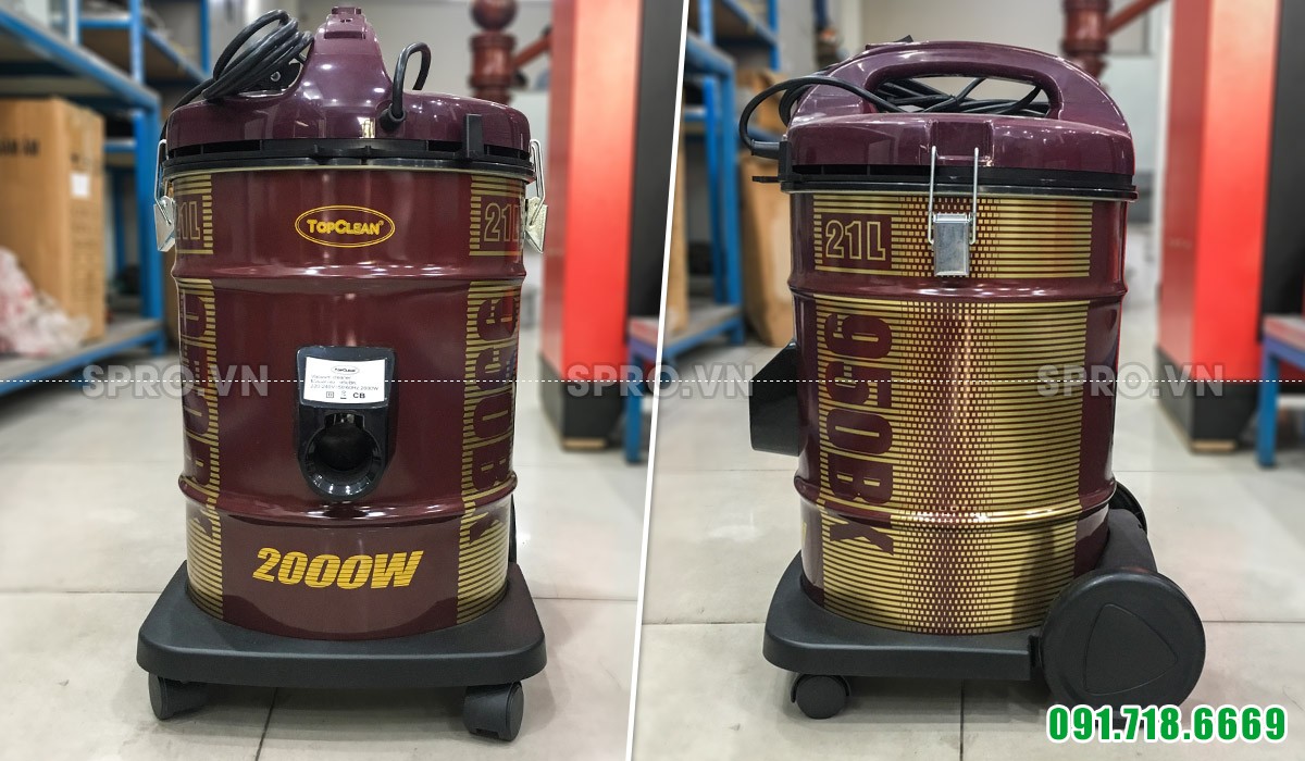 Máy hút bụi công nghiệp topclean 950BK