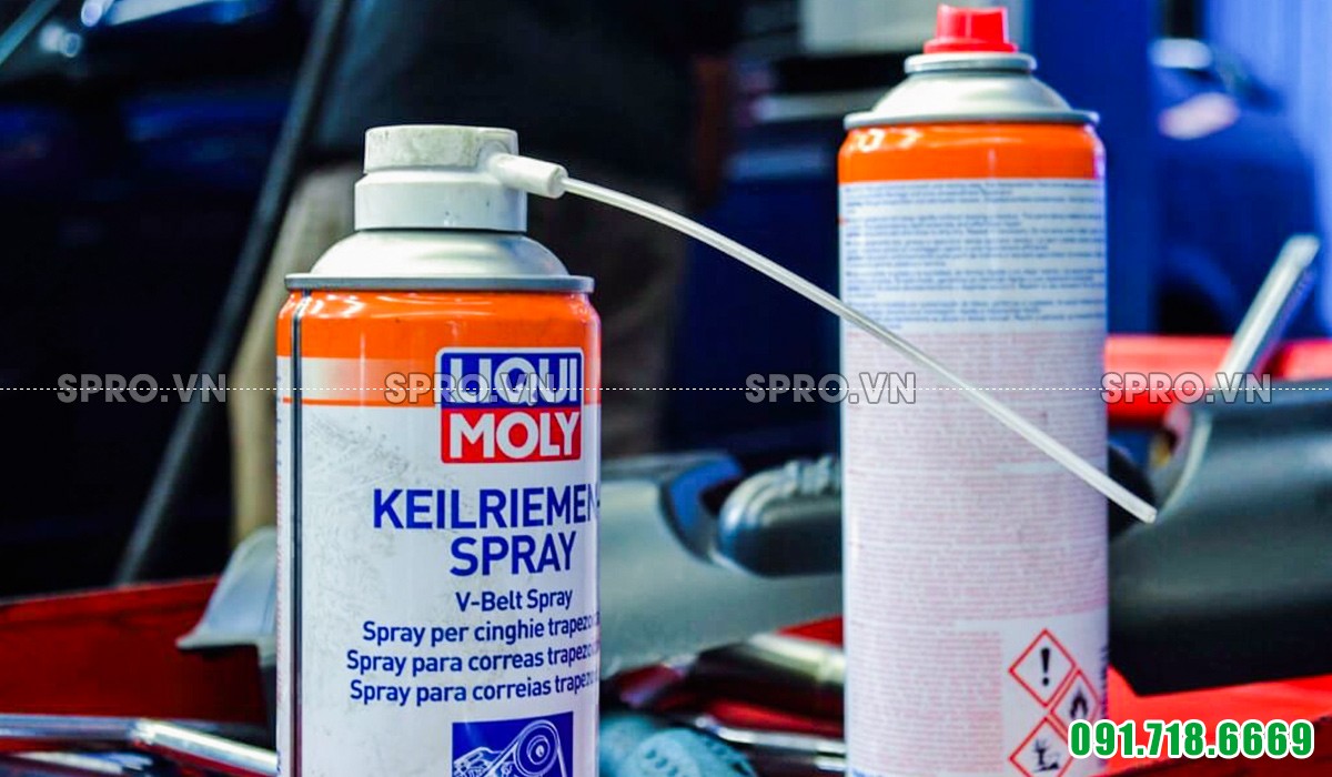 Hóa chất bảo dưỡng dây curoa Liqui Moly V-Belt Spray 4085 400ml